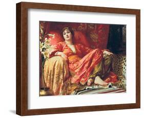 Leila, 1892-Frank Bernard Dicksee-Framed Art Print