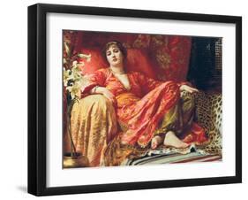 Leila, 1892-Frank Bernard Dicksee-Framed Premium Giclee Print