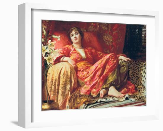 Leila, 1892-Frank Bernard Dicksee-Framed Premium Giclee Print