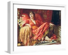 Leila, 1892-Frank Bernard Dicksee-Framed Premium Giclee Print