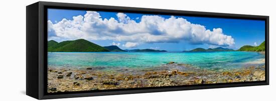 Leinster Bay, St. John, Us Virgin Islands-null-Framed Stretched Canvas