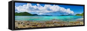 Leinster Bay, St. John, Us Virgin Islands-null-Framed Stretched Canvas