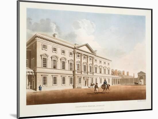 Leinster House, Dublin, 1792-James Malton-Mounted Giclee Print