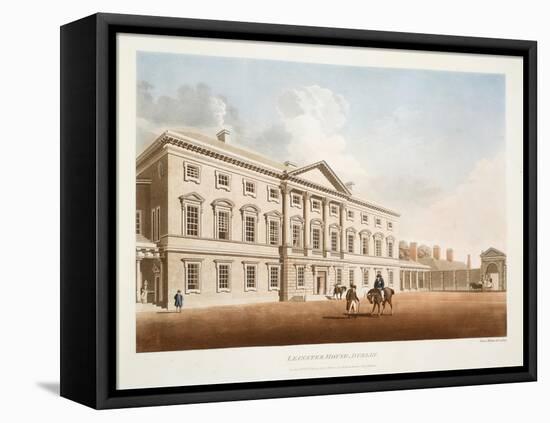 Leinster House, Dublin, 1792-James Malton-Framed Stretched Canvas