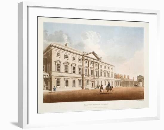 Leinster House, Dublin, 1792-James Malton-Framed Giclee Print