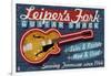 Leiper's Fork, Tennessee - Guitar Shack-Lantern Press-Framed Art Print