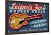 Leiper's Fork, Tennessee - Guitar Shack-Lantern Press-Framed Art Print