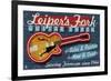 Leiper's Fork, Tennessee - Guitar Shack-Lantern Press-Framed Art Print