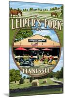 Leiper's Fork, Tennessee - Montage Scenes-Lantern Press-Mounted Art Print