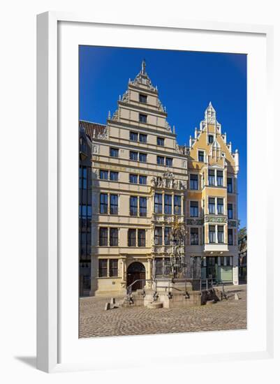 Leipnizhaus, Hannover, Lower Saxony, Germany-Chris Seba-Framed Photographic Print