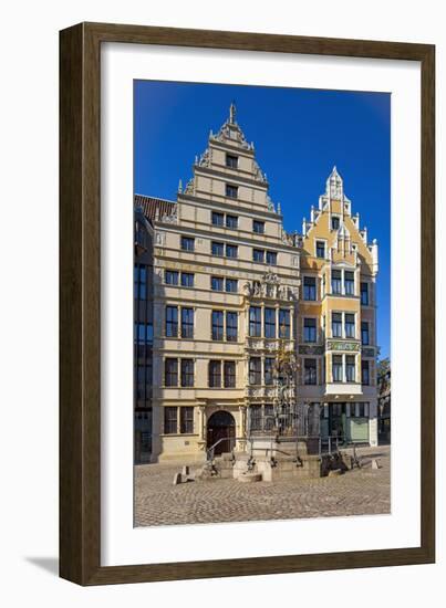 Leipnizhaus, Hannover, Lower Saxony, Germany-Chris Seba-Framed Photographic Print