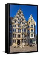 Leipnizhaus, Hannover, Lower Saxony, Germany-Chris Seba-Framed Stretched Canvas