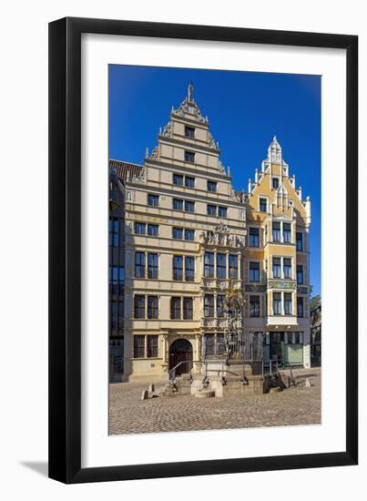 Leipnizhaus, Hannover, Lower Saxony, Germany-Chris Seba-Framed Premium Photographic Print