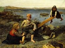 See-Saw by the Sea-Leis Schjeldrup-Giclee Print