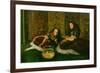 Leisure Hours-John Everett Millais-Framed Premium Giclee Print