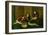 Leisure Hours-John Everett Millais-Framed Art Print