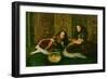 Leisure Hours-John Everett Millais-Framed Art Print