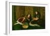 Leisure Hours-John Everett Millais-Framed Art Print