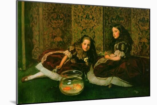 Leisure Hours-John Everett Millais-Mounted Art Print