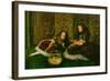 Leisure Hours-John Everett Millais-Framed Art Print