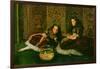 Leisure Hours-John Everett Millais-Framed Art Print