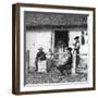 Leisure Time for Cowherds, Hungary, 1922-AW Cutler-Framed Giclee Print