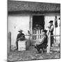 Leisure Time for Cowherds, Hungary, 1922-AW Cutler-Mounted Giclee Print