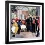 "Leisurely Lunch", February 28, 1959-George Hughes-Framed Giclee Print