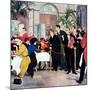 "Leisurely Lunch", February 28, 1959-George Hughes-Mounted Giclee Print
