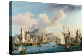 Leith Harbour, 1825-John Thomas Serres-Stretched Canvas