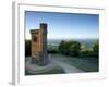 Leith Hill Tower, Highest Point in South East England, View Sout on a Summer Morning, Surrey Hills,-John Miller-Framed Photographic Print