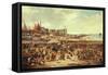 Leith Races-William Reed-Framed Stretched Canvas