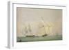 Leith Smack Running Up Swim, October, 1838-John Christian Schetky-Framed Giclee Print