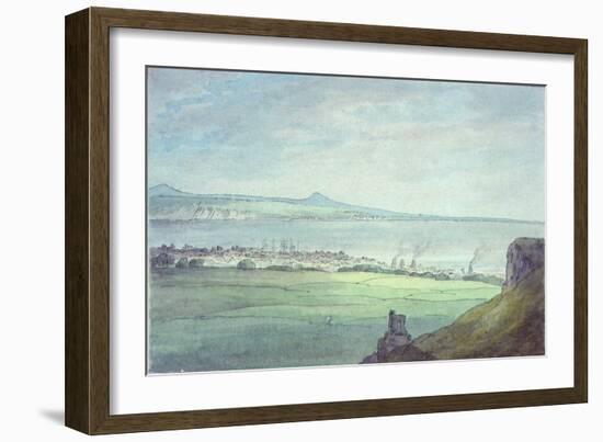 Leith, with Kirkaldy on the Coast of Fifeshire-John White Abbott-Framed Giclee Print