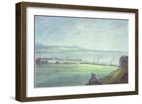 Leith, with Kirkaldy on the Coast of Fifeshire-John White Abbott-Framed Giclee Print