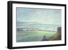 Leith, with Kirkaldy on the Coast of Fifeshire-John White Abbott-Framed Giclee Print