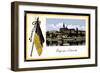 Leitmeritz Region Aussig,Ort, Dampfer Kaiser Wilhelm-null-Framed Giclee Print