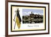 Leitmeritz Region Aussig,Ort, Dampfer Kaiser Wilhelm-null-Framed Giclee Print