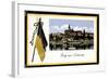 Leitmeritz Region Aussig,Ort, Dampfer Kaiser Wilhelm-null-Framed Giclee Print