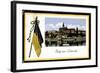 Leitmeritz Region Aussig,Ort, Dampfer Kaiser Wilhelm-null-Framed Giclee Print