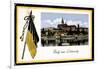 Leitmeritz Region Aussig,Ort, Dampfer Kaiser Wilhelm-null-Framed Giclee Print