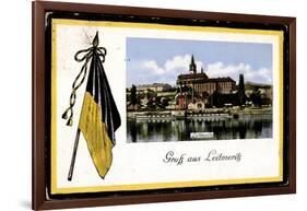 Leitmeritz Region Aussig,Ort, Dampfer Kaiser Wilhelm-null-Framed Giclee Print