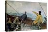 Leiv Eiriksson Discovers America-Christian Krohg-Stretched Canvas