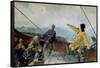 Leiv Eiriksson Discovers America-Christian Krohg-Framed Stretched Canvas