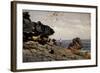 Lekeitio Beach, Ca. 1872-Carlos de Haes-Framed Giclee Print