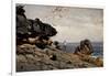 Lekeitio Beach, Ca. 1872-Carlos de Haes-Framed Giclee Print