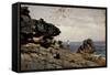 Lekeitio Beach, Ca. 1872-Carlos de Haes-Framed Stretched Canvas