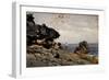 Lekeitio Beach, Ca. 1872-Carlos de Haes-Framed Giclee Print