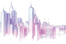 City Skyline-Leks-Art Print