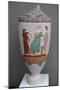 Lekythos Decorated with Reliefs Depicting a Goodbye with Three Women-null-Mounted Giclee Print